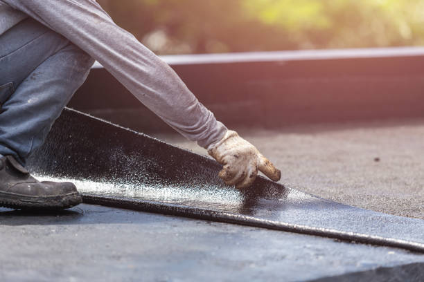 Professional Exterior Waterproofing technician working in Derby, KS